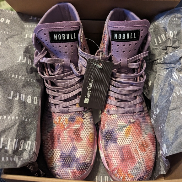 NIB NOBULL FLORAL HIGH-TOP OUTWORK SNEAKER - Picture 6 of 6